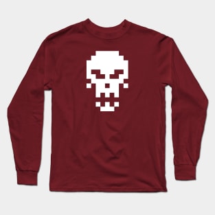 Pixel Skull Long Sleeve T-Shirt